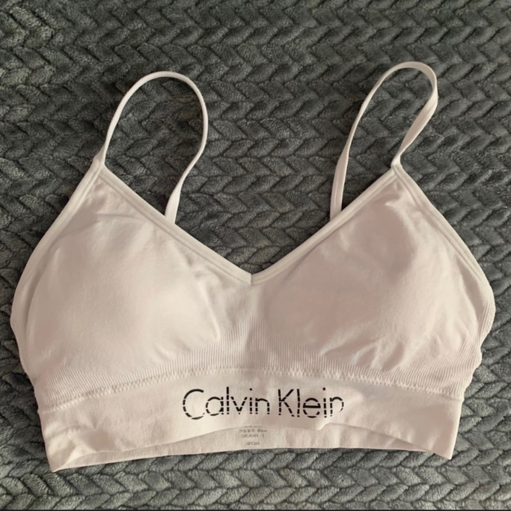 Calvin Klein white bra